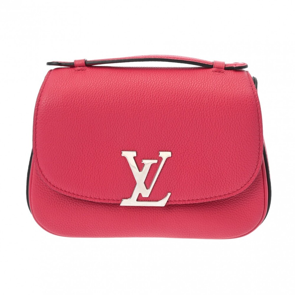 Louis Vuitton Vivienne Framboise Taurillon Leather Handbag